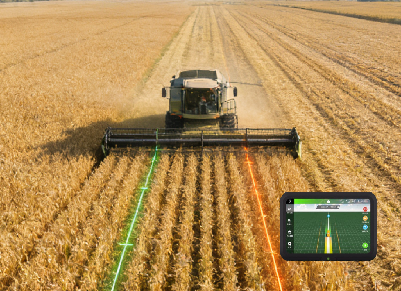 Crop Row Visual Navigation Solution
